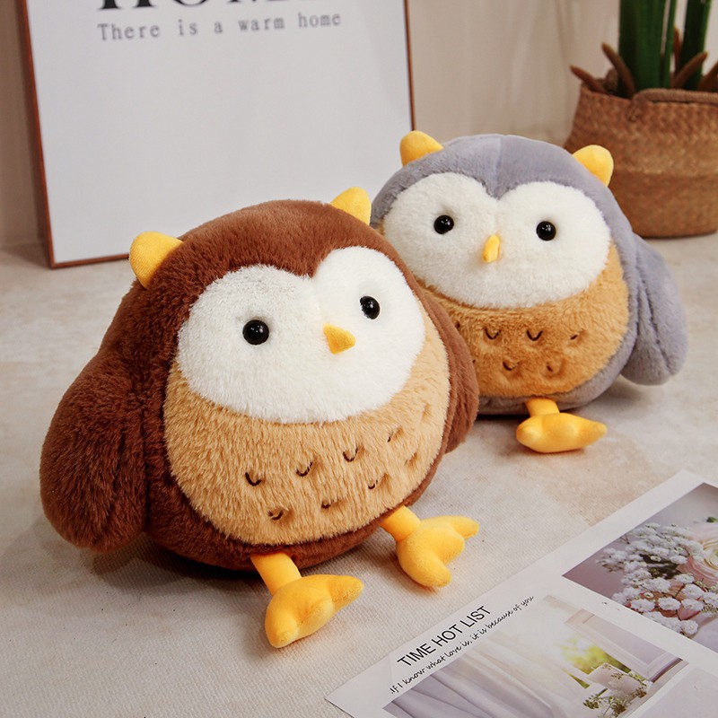30cm/40cm Simulation Owl Plush Toy Wholesale CE Cartoon Cute Owl Pillow Stuffed Toy Doll Sofa Home Decoration 15