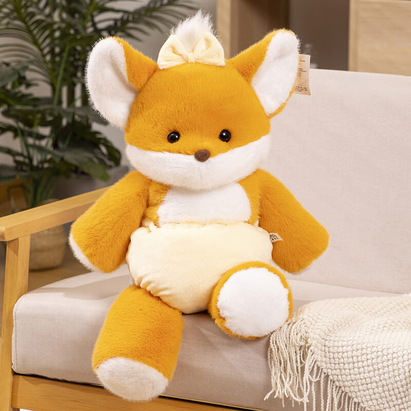 Wholesale Hot Selling Adorable Dog Fox And Elephant Plush Toys Soft Comfortable Stuffed Animal Kids Sleeping Companion 15