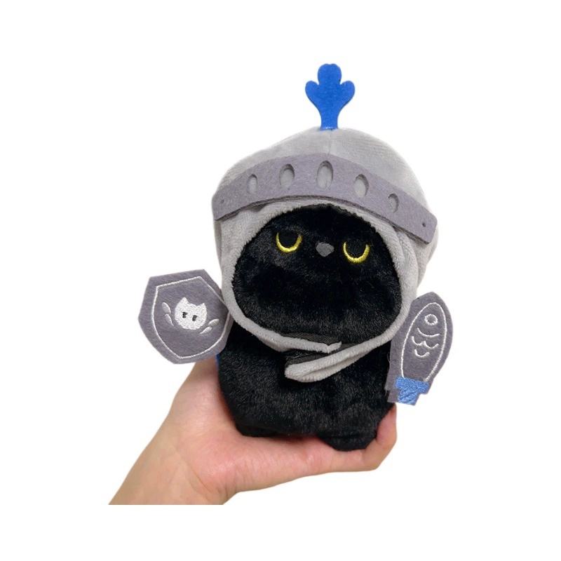 Warrior Cat Plushies Cute Knight Cat Doll Cute Cartoon Doll Birthday Gift 14