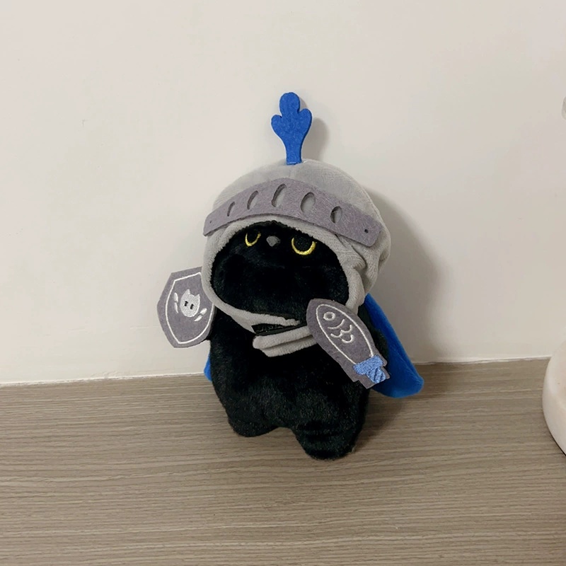 Warrior Cat Plushies Cute Knight Cat Doll Cute Cartoon Doll Birthday Gift 15