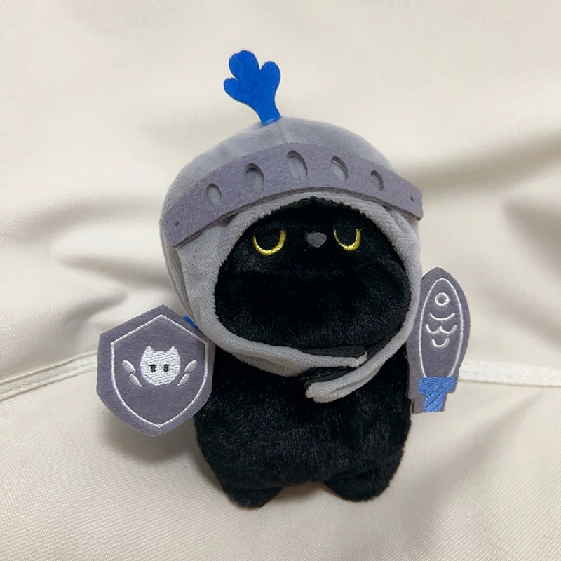 Warrior Cat Plushies Cute Knight Cat Doll Cute Cartoon Doll Birthday Gift 11
