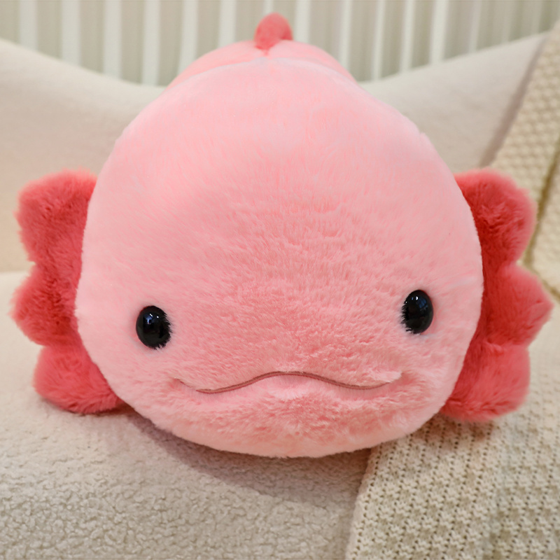 Axolotl Plushie pink Axolotl Plush toy furry prone salamander hexagonal dinosaur baby fish creative design gift 13