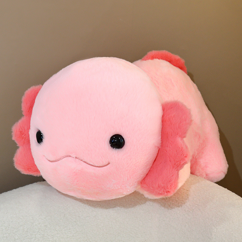 Axolotl Plushie pink Axolotl Plush toy furry prone salamander hexagonal dinosaur baby fish creative design gift 16
