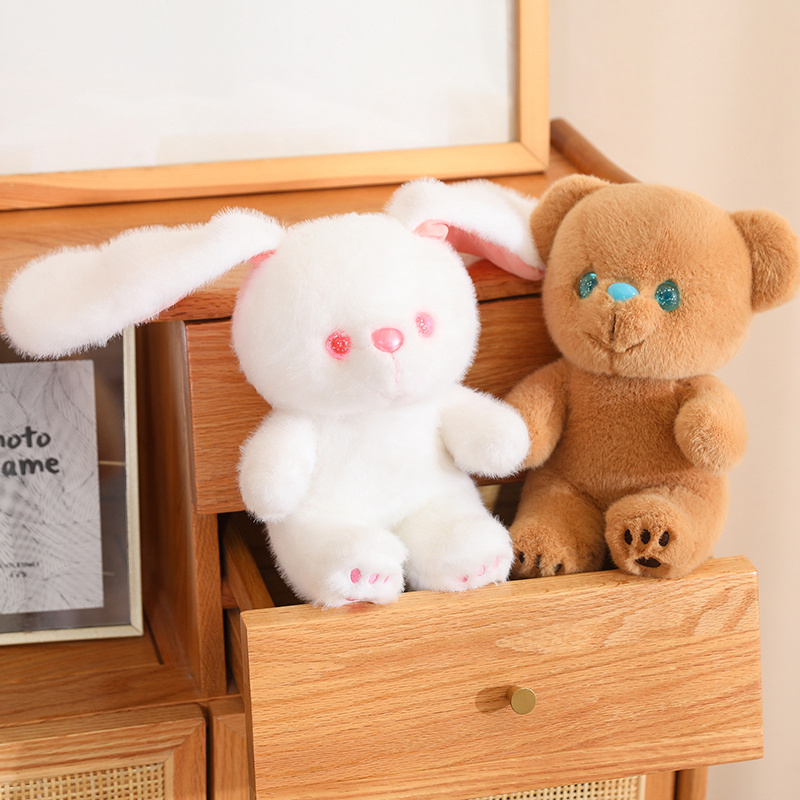 Boba Plushie Milk Tea Rabbit Milk Tea Bear Plush Doll Creative Design Crossbody Bag Doll 16