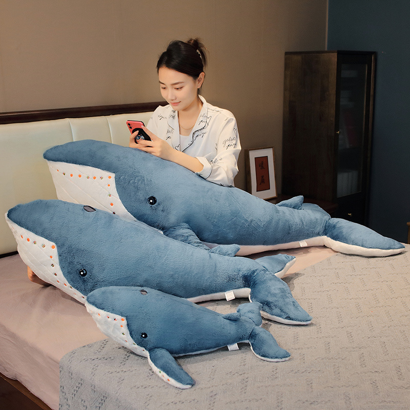 Whale Shark Plushie Creative Design Soft and Comfortable Home Pillow Warm Decoration 11