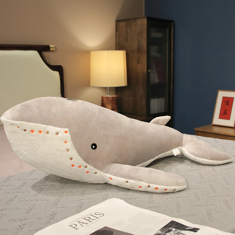 Whale Shark Plushie Creative Design Soft and Comfortable Home Pillow Warm Decoration 14