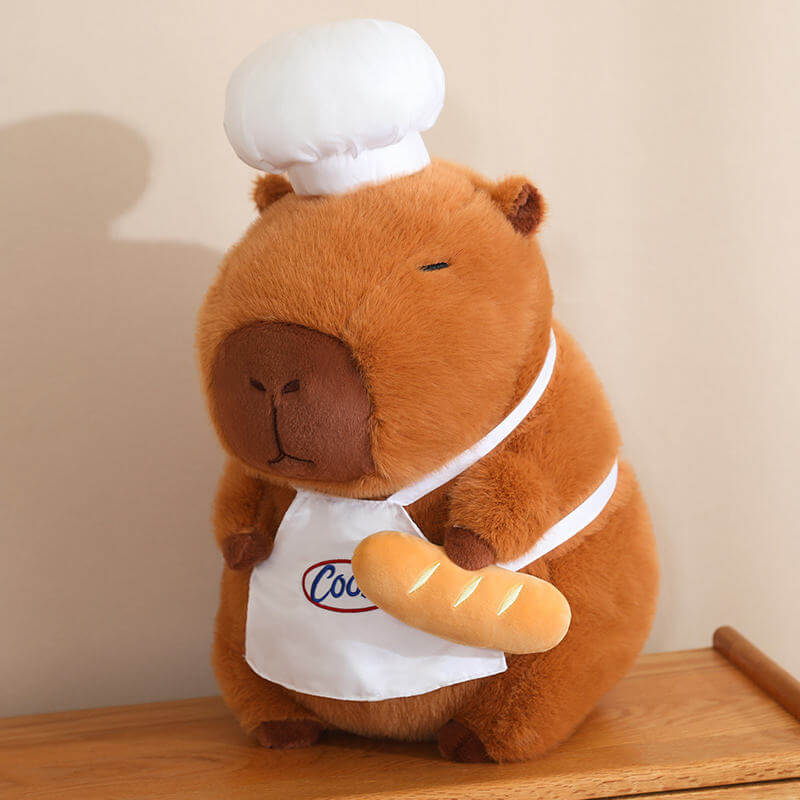 Peluche de capibara de chef, de ODM OEM, disponible en varios tamaños, ideal como regalo para niños. 13
