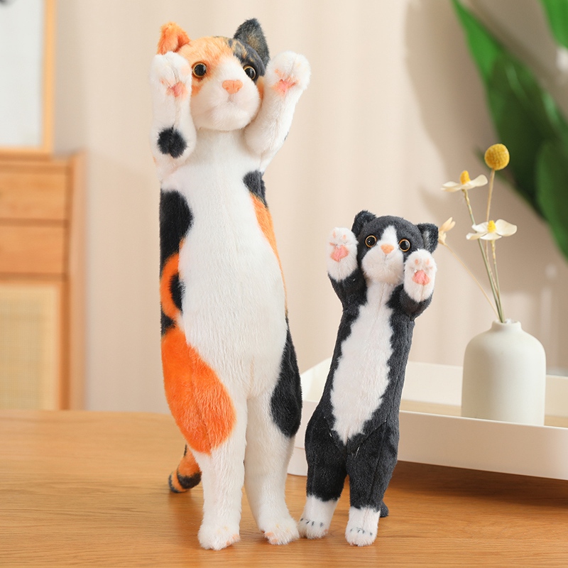Factory Direct Sales Cat Plushies Raise Hands to Attract Wealth Cat Creative Design Beautiful Meaning Cute Home Decor 15