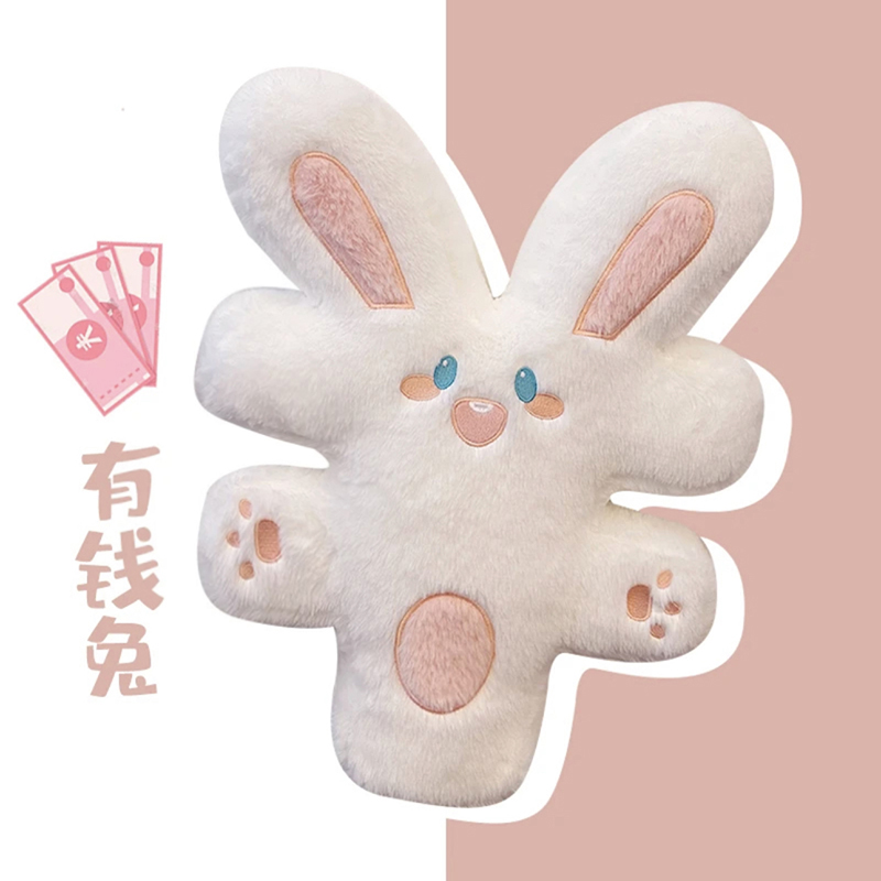 Rich Rabbit Bunny Plushie Pillow Backpack Keychain Creative Design Cute Gift 12