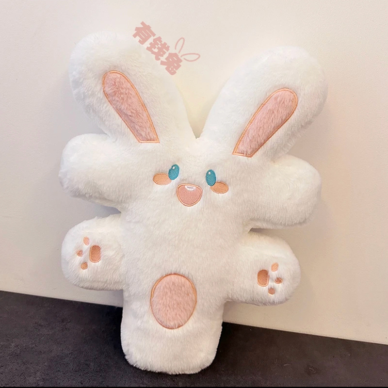Rich Rabbit Bunny Plushie Pillow Backpack Keychain Creative Design Cute Gift 15