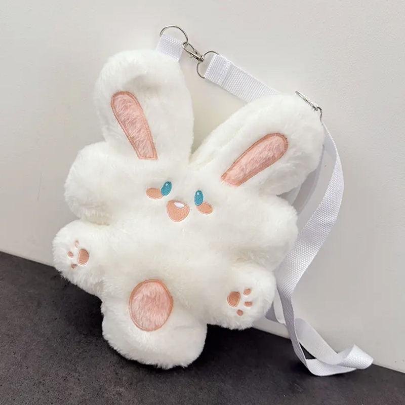 Rich Rabbit Bunny Plushie Pillow Backpack Keychain Creative Design Cute Gift 14