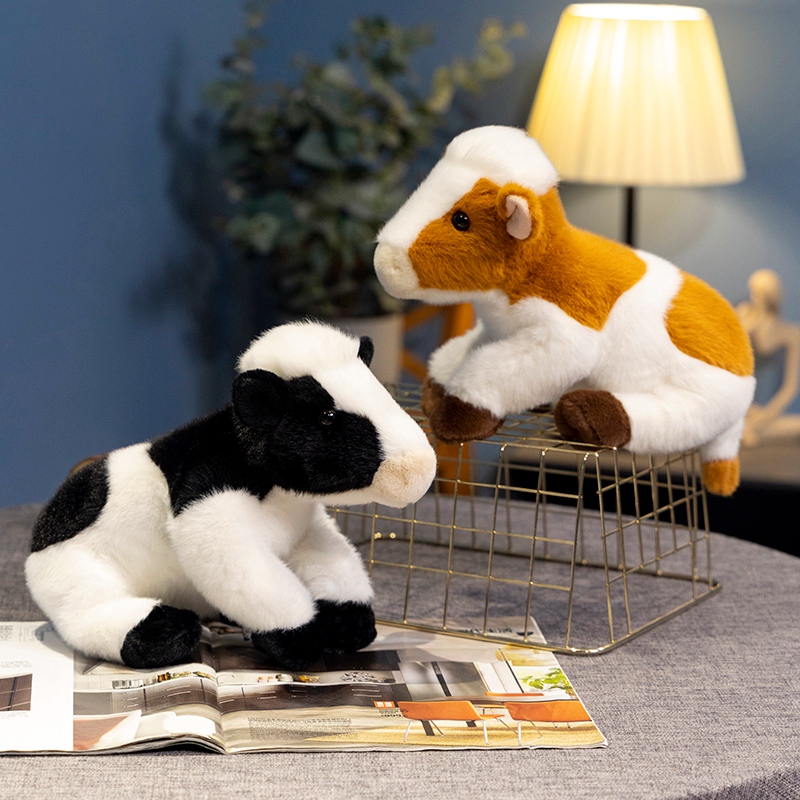 Factory direct sales, healing simulation, calf European carving, cow plus toy, creative design, children's gift 11