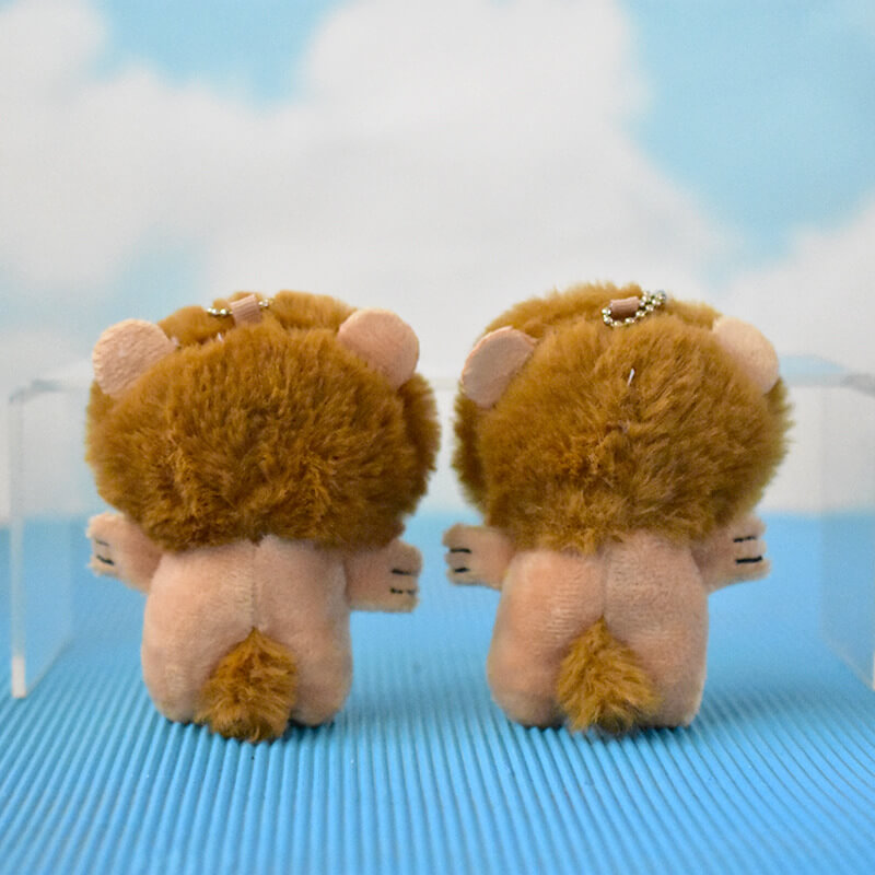 Wholesale Hot Selling Mini  Lion Soft Toy  kawaii  Plush keychains Stuffed Animal Bag Charms Pendant 13