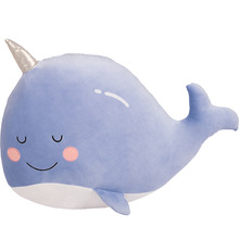 Wholesale Throw Pillow Smiling Octopus Soft Toy Doll  Soft Sea Animal Dolphin Whale Doll Pillow PP cotton 13