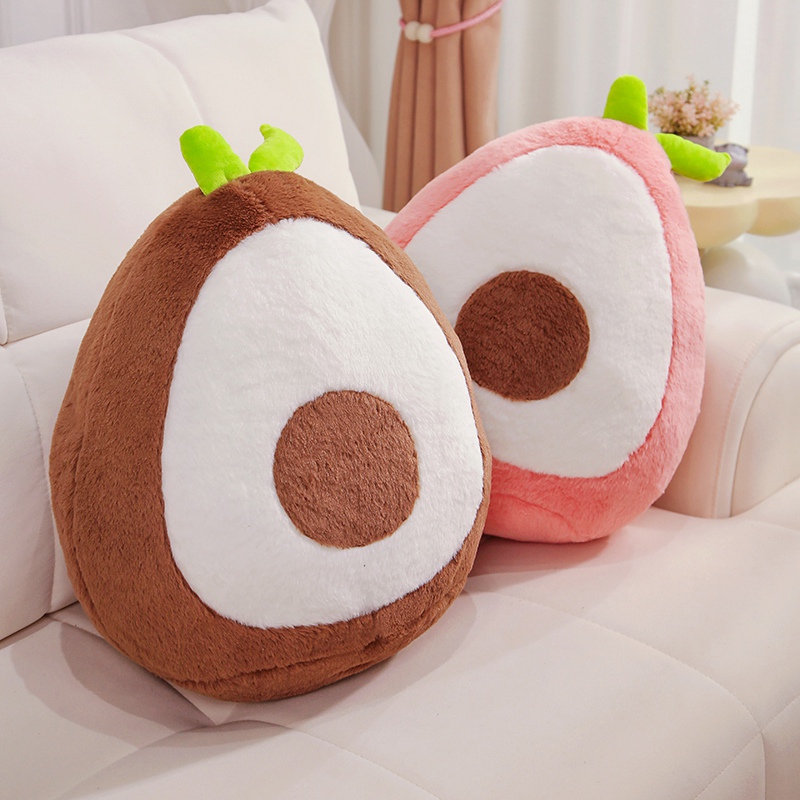 Factory direct sales Avocado Plushie three color multi specification optional plush toys, soft, comfortable 12
