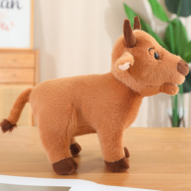 Factory direct sales of high land cow plush toy with multiple specifications to choose from, unique simulation design 14