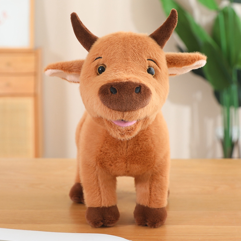 Factory direct sales of high land cow plush toy with multiple specifications to choose from, unique simulation design 13