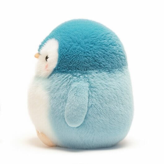 Plush Manufacturer Custom Blue Pesto Penguin Plush Toy  Stuffed Animal Custom Soft Toy Maker Fluffy Plushies 15