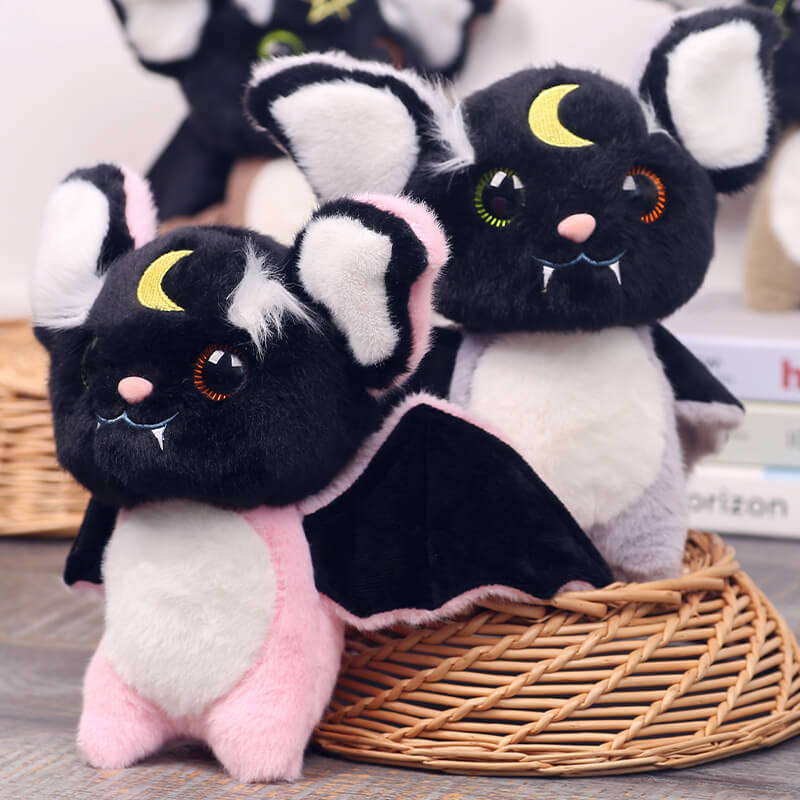 Recién llegado, adorable murciélago de peluche de 20 cm, juguete de peluche para Halloween, Pascua, Navidad, San Valentín, regalo de cumpleaños. 12