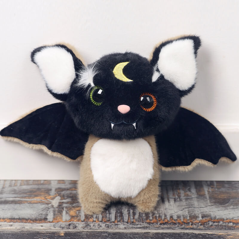 Recién llegado, adorable murciélago de peluche de 20 cm, juguete de peluche para Halloween, Pascua, Navidad, San Valentín, regalo de cumpleaños. 16