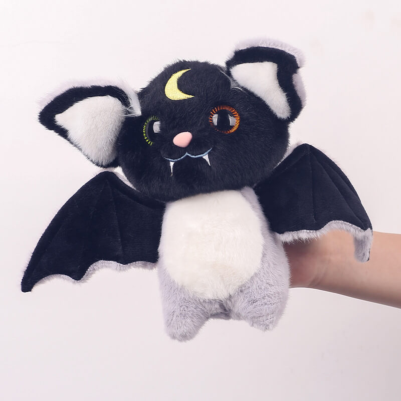 Recién llegado, adorable murciélago de peluche de 20 cm, juguete de peluche para Halloween, Pascua, Navidad, San Valentín, regalo de cumpleaños. 14