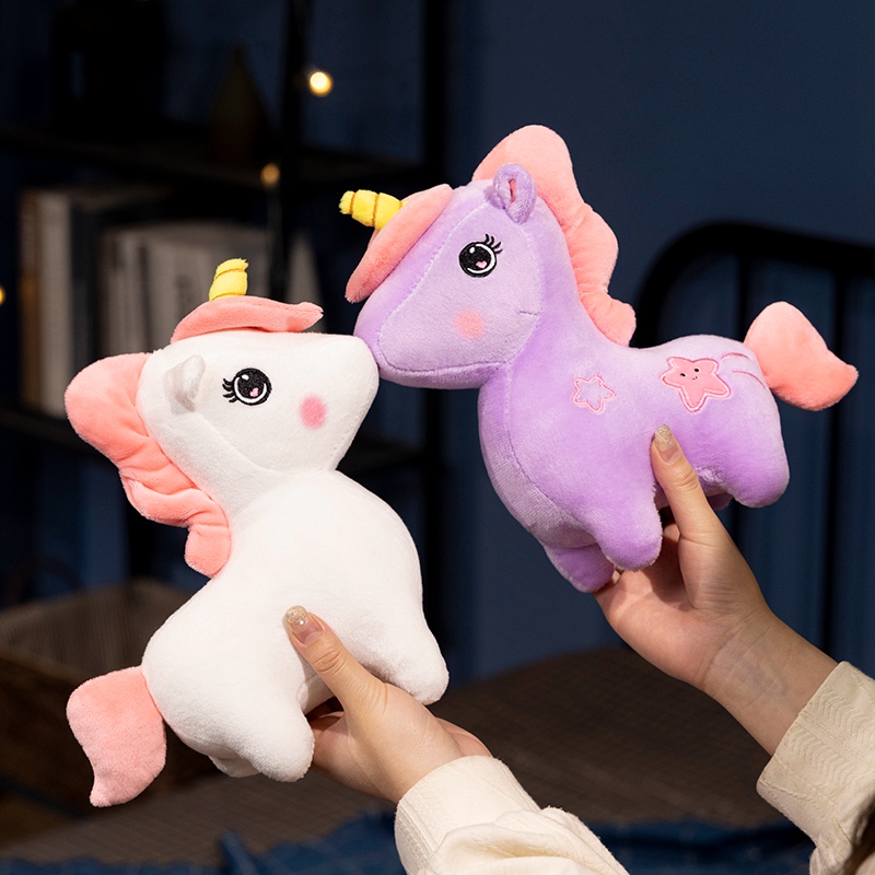 25cm Unicorn Soft Toy Colorful Unicorn Plush Doll Creative Design Cute and Soft Gift for Children 16