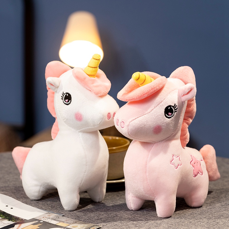 25cm Unicorn Soft Toy Colorful Unicorn Plush Doll Creative Design Cute and Soft Gift for Children 12
