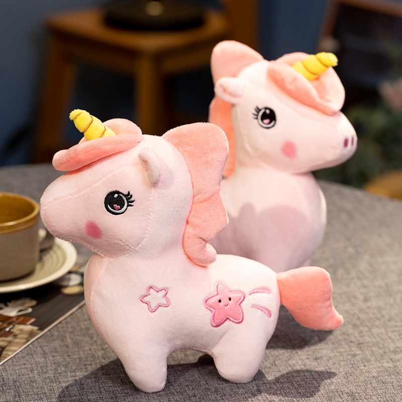 25cm Unicorn Soft Toy Colorful Unicorn Plush Doll Creative Design Cute and Soft Gift for Children 14