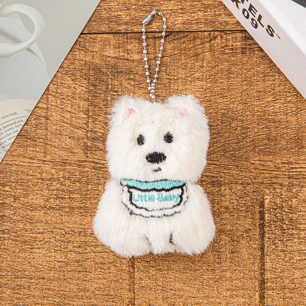 OEM ODM Cute and Comfortable 7cm/10cm Dog Plushie Plush Keychain Cute Cartoon Soft Plush Doll Toys Keychain 13