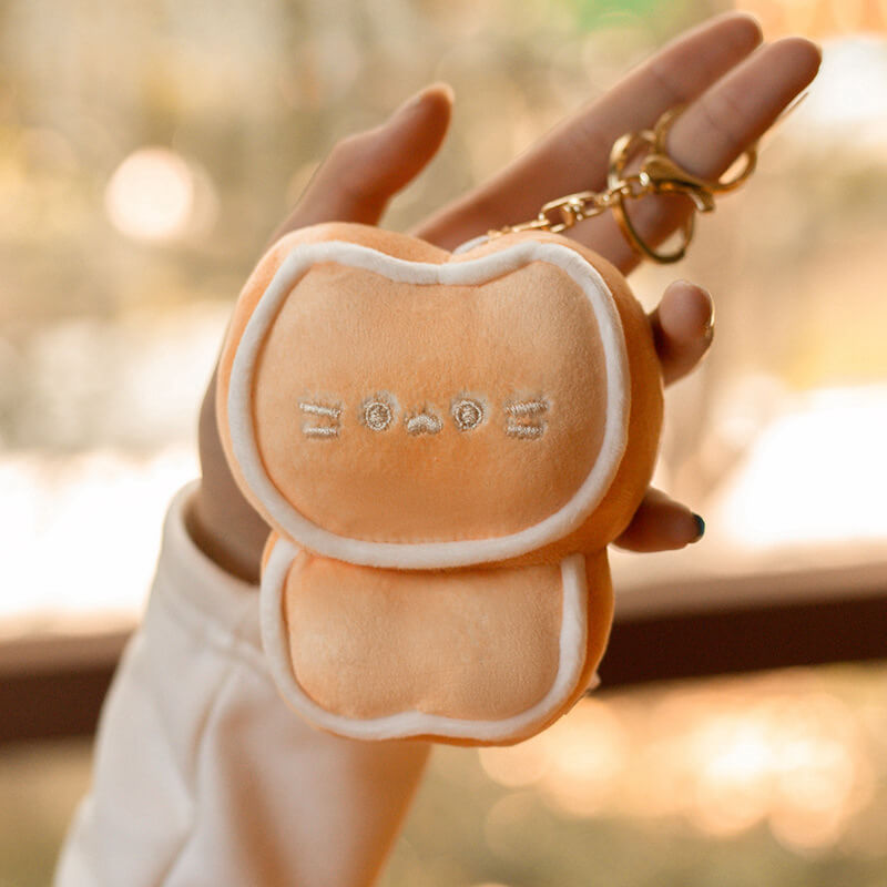 Горячая распродажа! Высококачественные плюшевые игрушки в виде мультяшных котиков Нянпан, милые печеньки, плюшевые игрушки-животные, супермягкие брелоки в виде печенья. 17