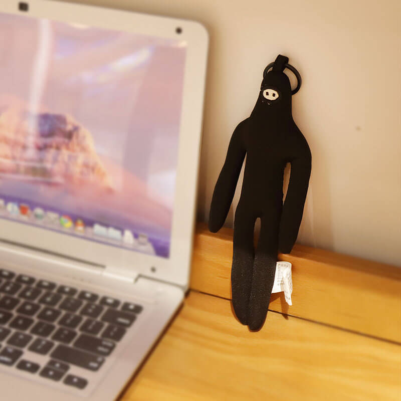 New Trending Wholesale Black Monster  Plush Toy Alien Plushies Halloween Funny Toys  PP Cotton Perfect Gift Girls 15