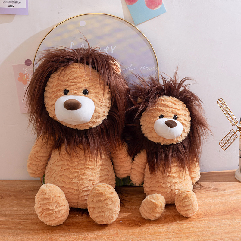 Lion Plush Toy comes in brown and pink colors, with creative designs to soothe and accompany children as gifts 13