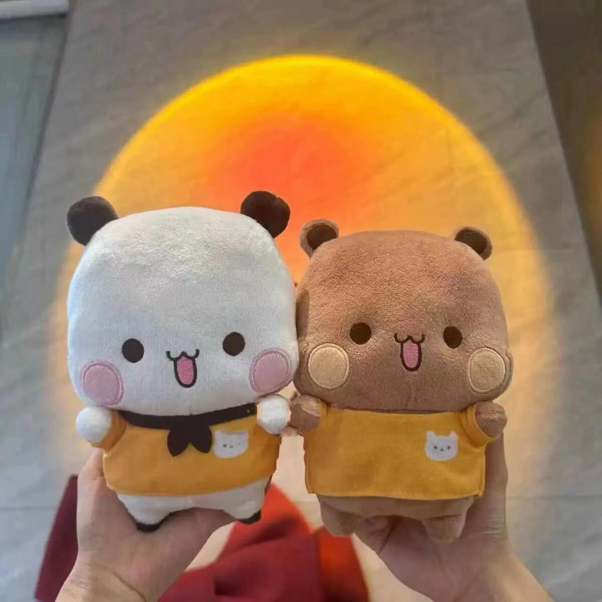 Factory Sale 36cm Bubu and Dudu Panda Stuffed Toy Lovely Cartoon Bear Plush Doll Soft Plushies Home Decoration for Kids 11