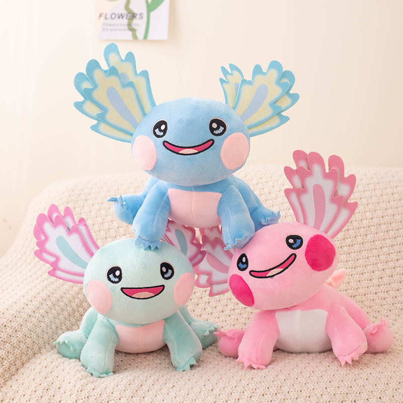 Factory direct sales of multi-color axolotl plush toys with creative design and cute gifts 12