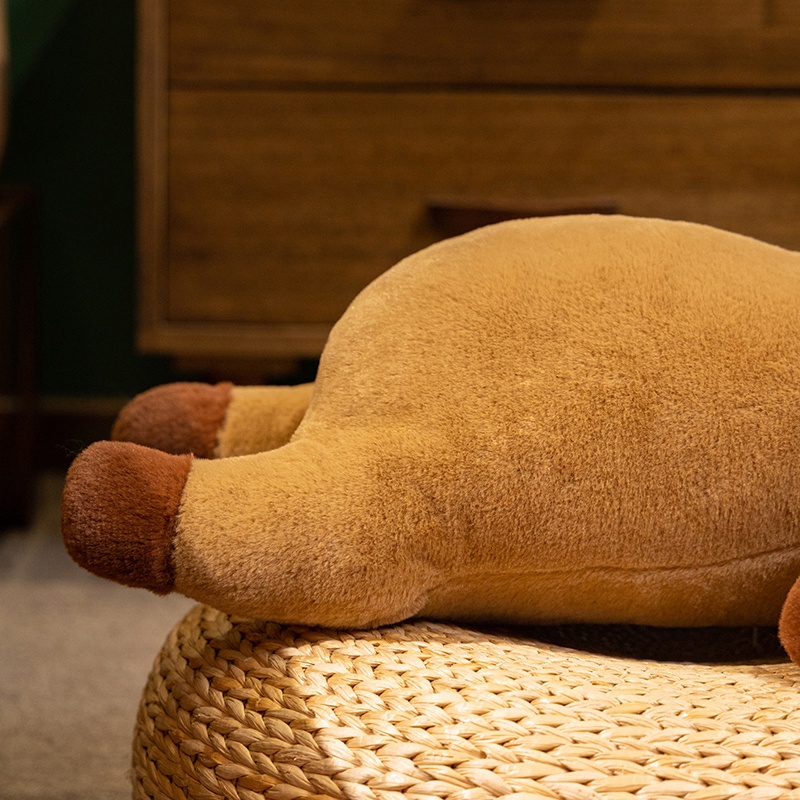 Peluche de Cappybara, almohada larga para dormir, suave, cómoda y cálida, ideal para decorar el hogar. 15