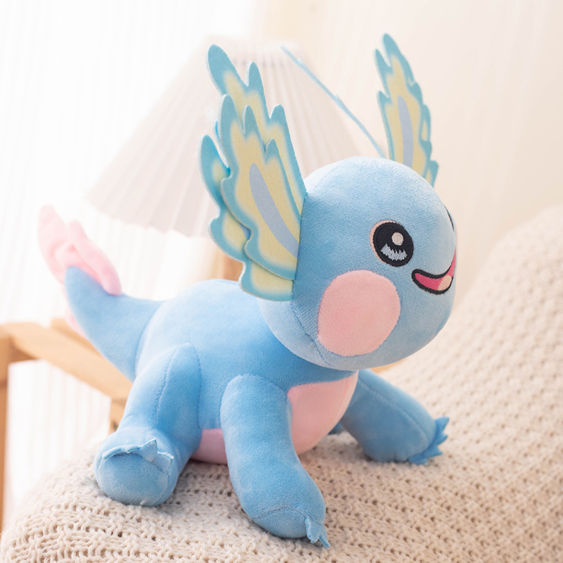 Factory direct sales of multi-color axolotl plush toys with creative design and cute gifts 17