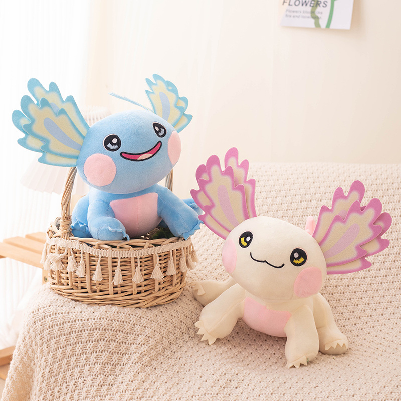Factory direct sales of multi-color axolotl plush toys with creative design and cute gifts 15