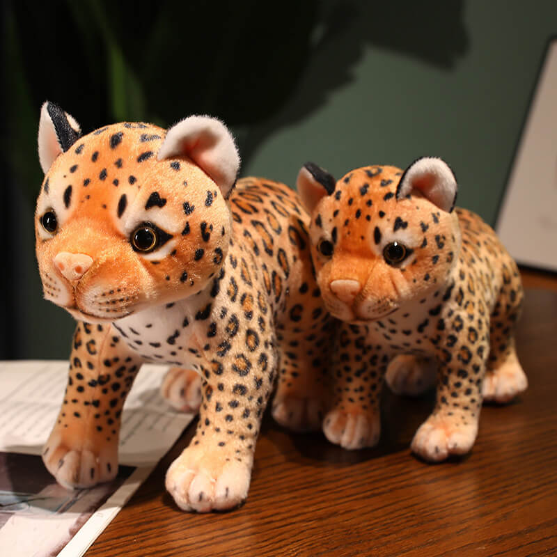 Plush Toy Manufacturer Wholesale Lifelike Cheetah Plush Toy Simulation Baby Leopard Stuffed Animal For Promotional Gift 13
