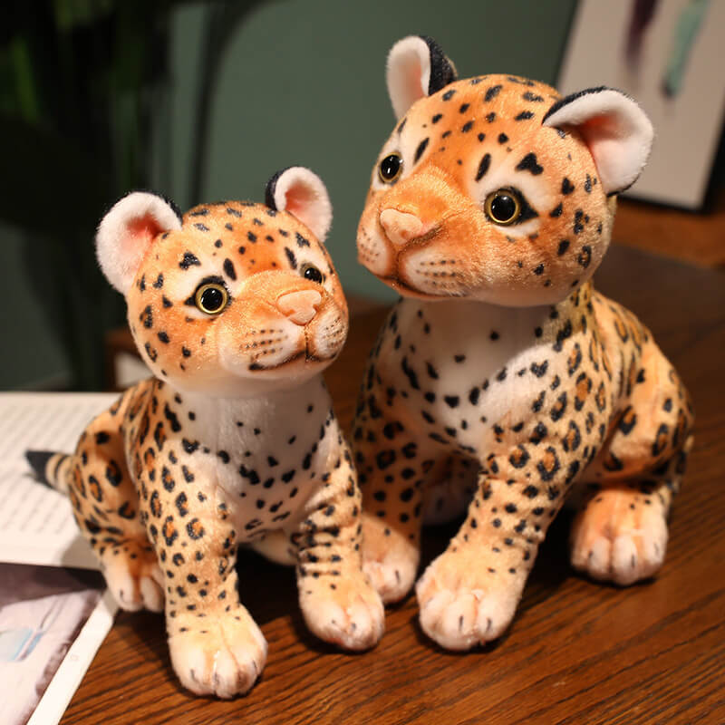 Plush Toy Manufacturer Wholesale Lifelike Cheetah Plush Toy Simulation Baby Leopard Stuffed Animal For Promotional Gift 11