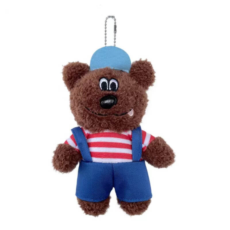 Wholesale Cute Teddy Bear Plush Keychains Strap Bear Creative Student Bag Pendant Accessory Toy for Kids 17