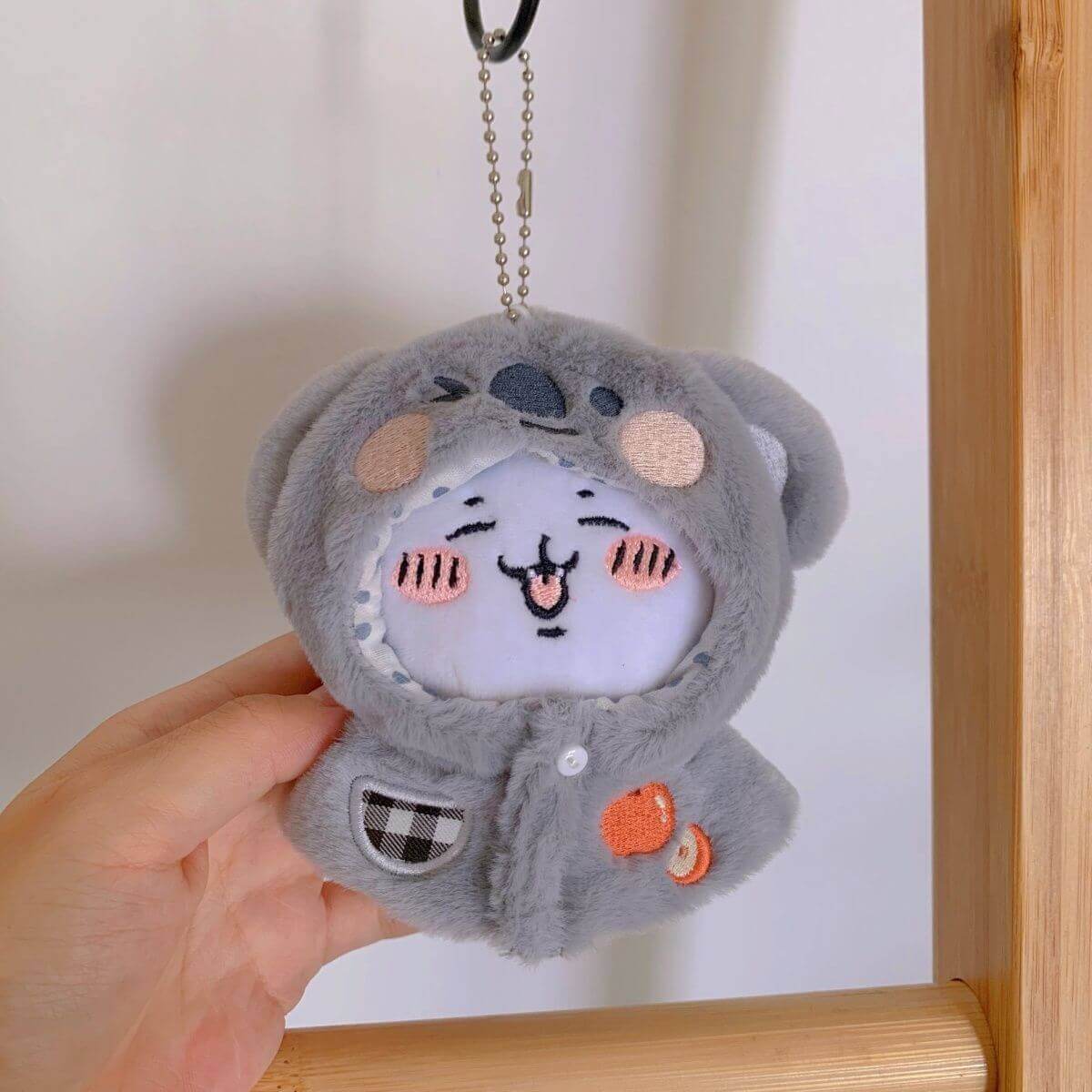 Manufacture  Lovel 10cm Doll Clothes Koala Plush Toy  Accessory Fluffy Plush Hoodies Cloak Cape 11