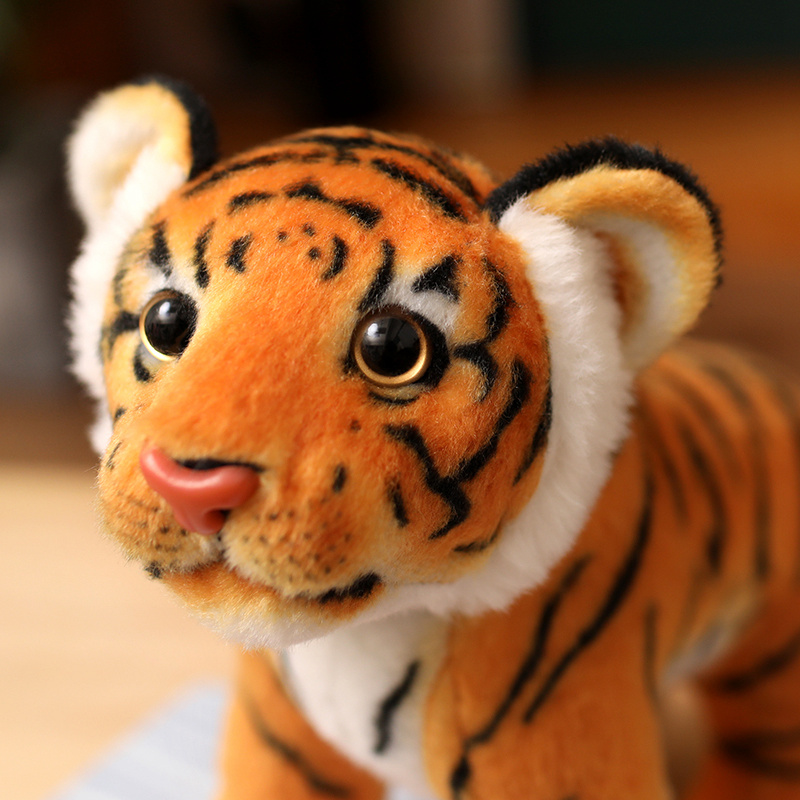 Simulation Tiger Plush Toy Realistic Modeling Creative Design Factory Direct Sales 12