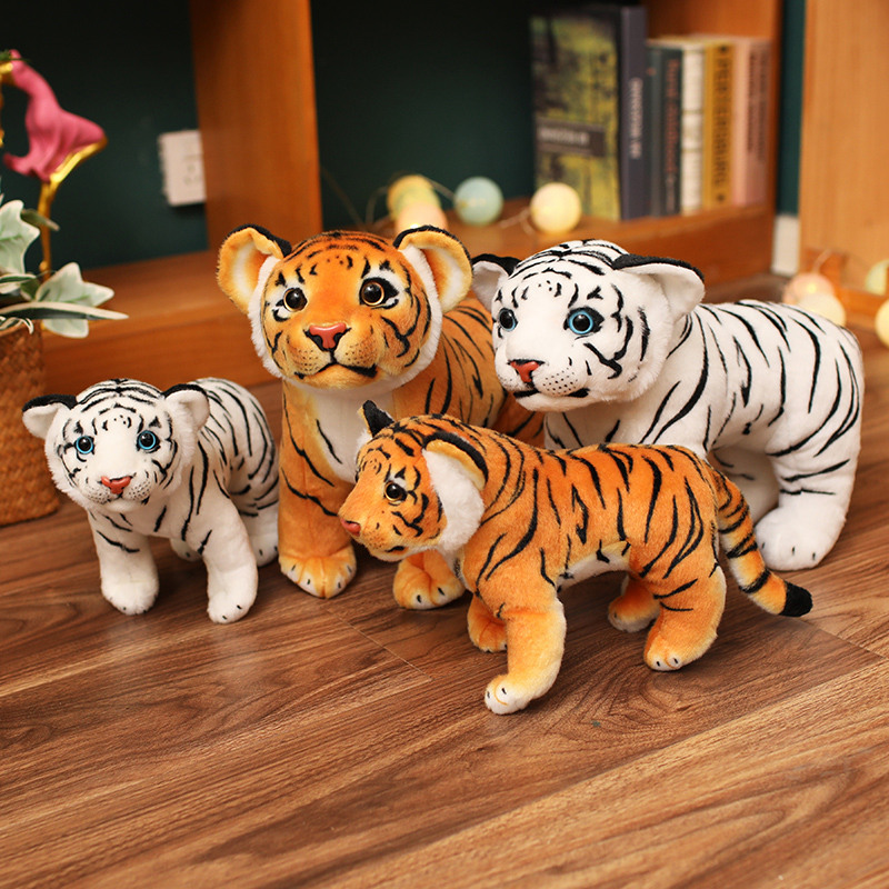 Simulation Tiger Plush Toy Realistic Modeling Creative Design Factory Direct Sales 14