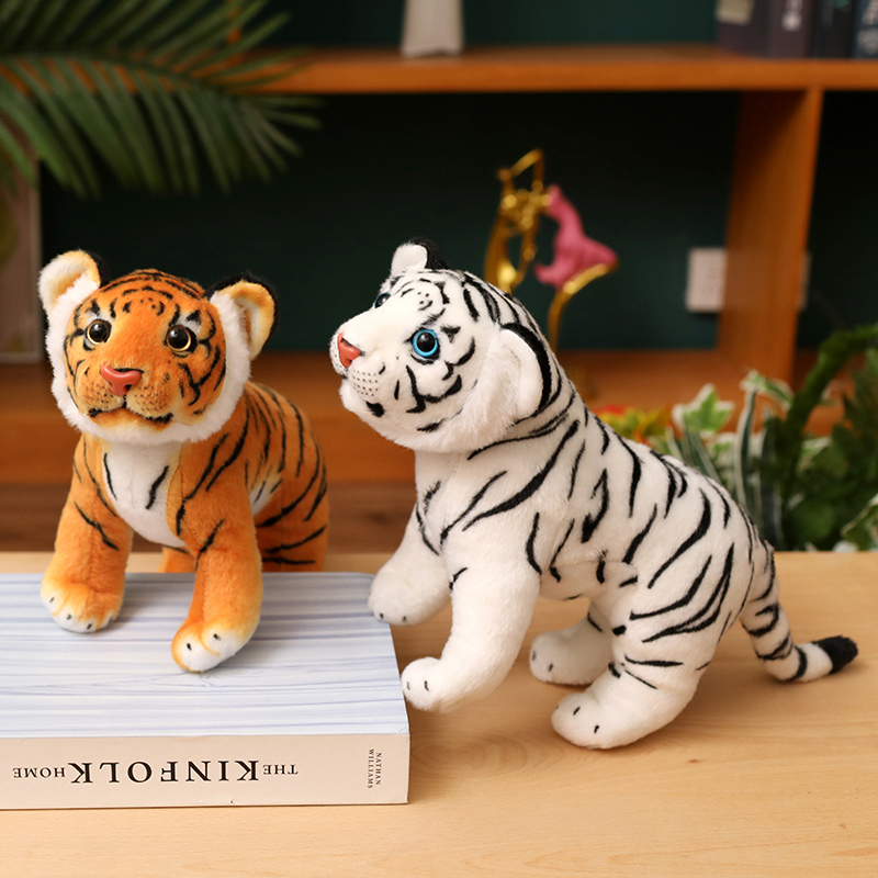 Simulation Tiger Plush Toy Realistic Modeling Creative Design Factory Direct Sales 16