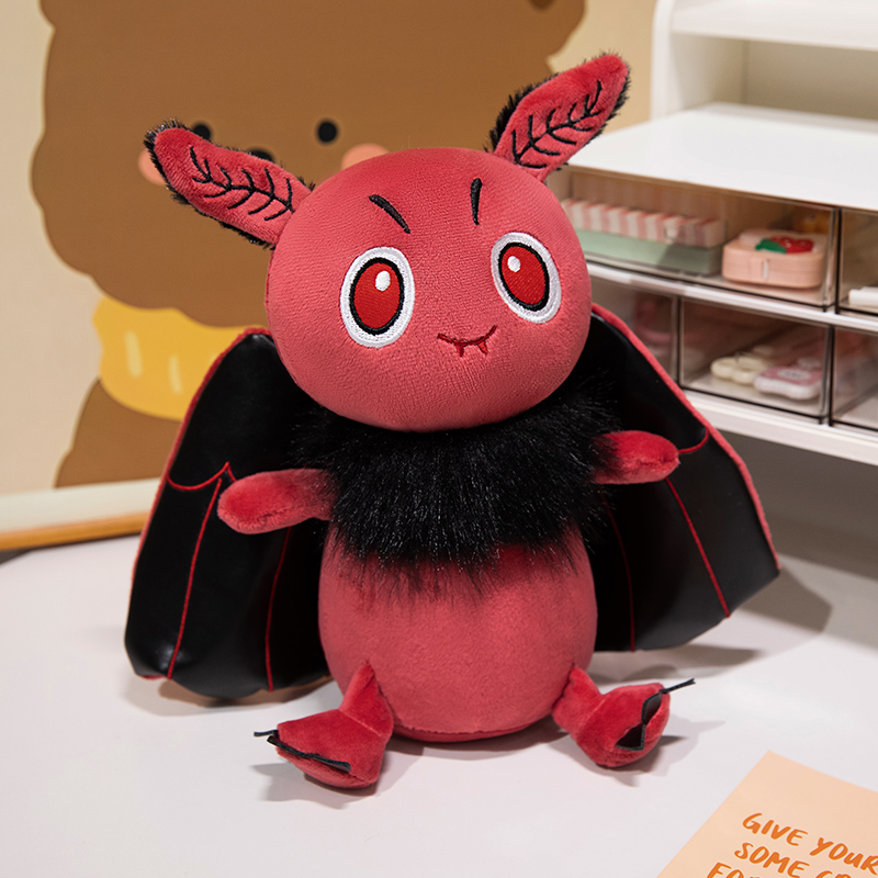 Mysterious mothman plushie dark themed custom plush toy factory direct sales creative design 15
