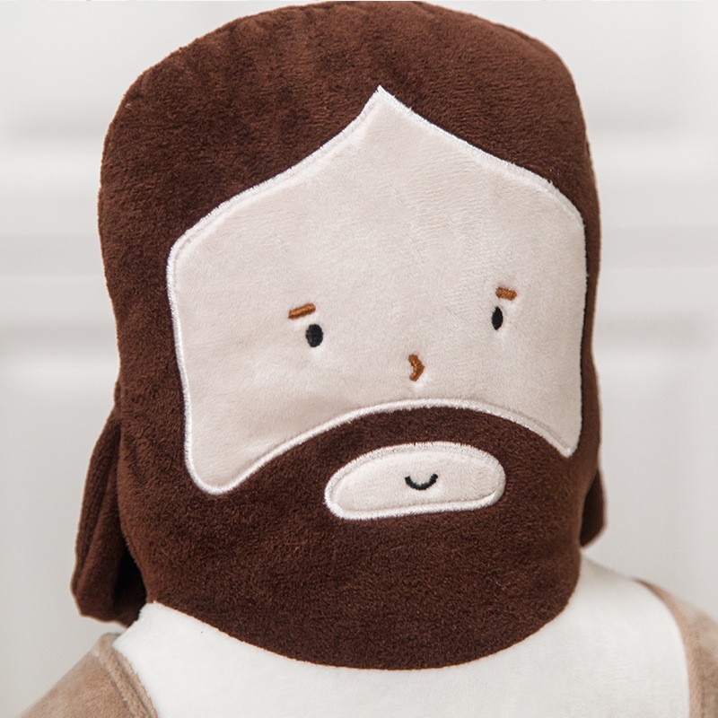 New Jesus Plush Doll Pillow, Children's Doll Bedhead Cushion, Christmas Gift 11