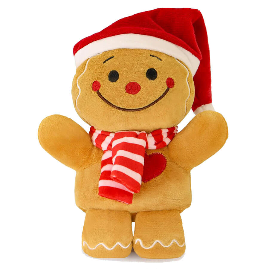 Hot Selling  Adorable 8 Inch Gingerbread Man Plushie Toy Cute Gingy Soft Stuffed Plush Doll Christmas Gifts for Kids 16