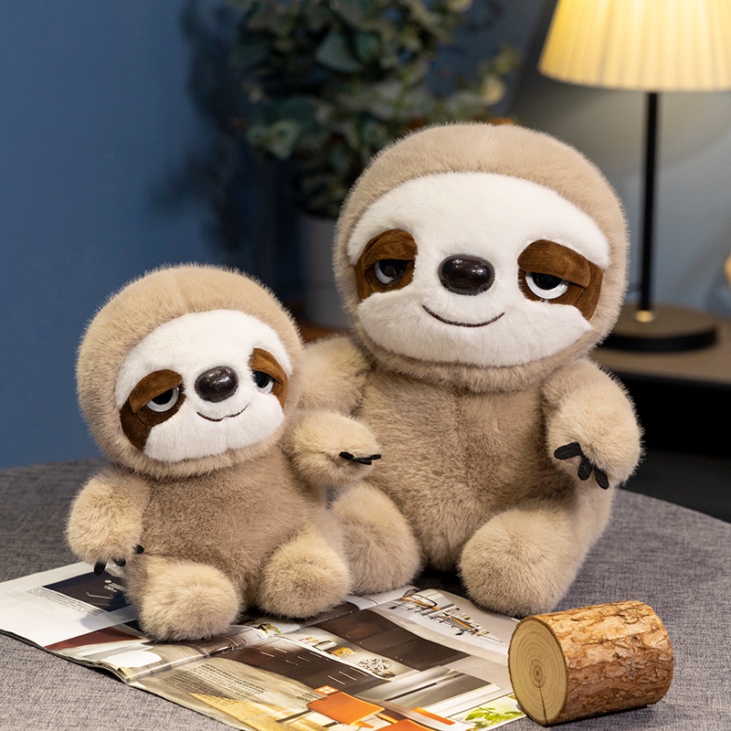 sloth stuffed animal Cute sloth plush toy with creative design, cute boutique European mink soft and comfortable 11