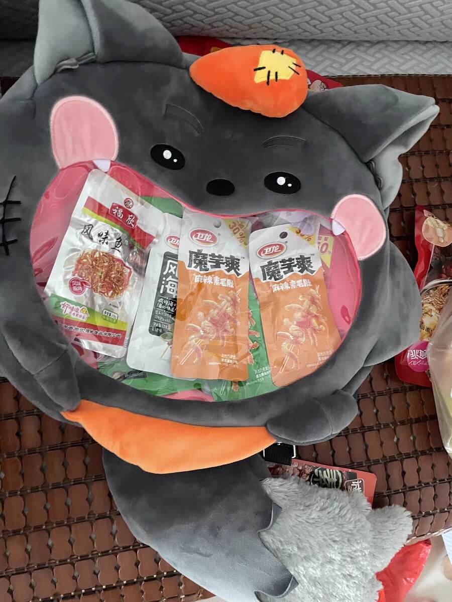 Hot Sale High Quality Wolf  Plush Animal Anime Ita Bag Backpack Ita Bags Cross Body Bag Gifts for Kids and Students 14