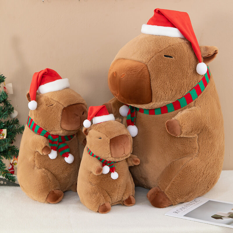 Cheap Christmas Toy Wholesale Cute Timi Bear Cartoon Simulation Capybara Soft Toy With PP Filling At Factory Price 11